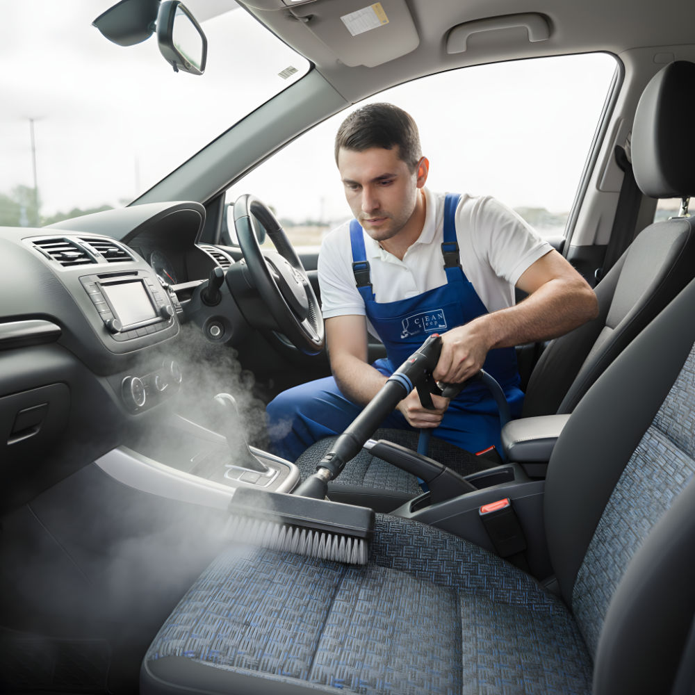 Car Upholstery Steam Cleaning image
